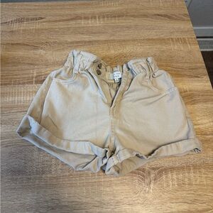 Love Tree High Waist Beige Women's Shorts